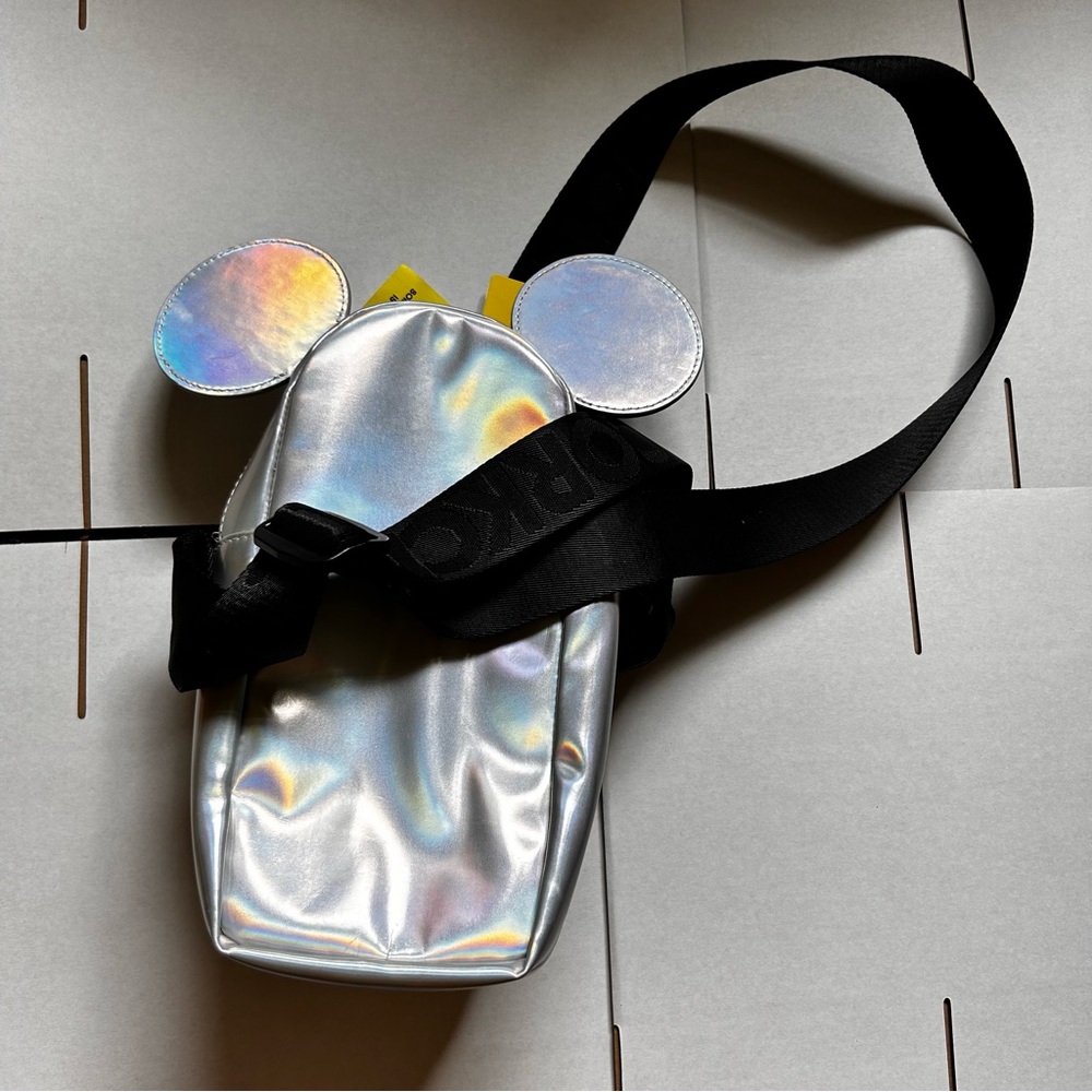 Corkcicle Iridescent Crossbody Bag with Black Strap - Picture 2 of 3
